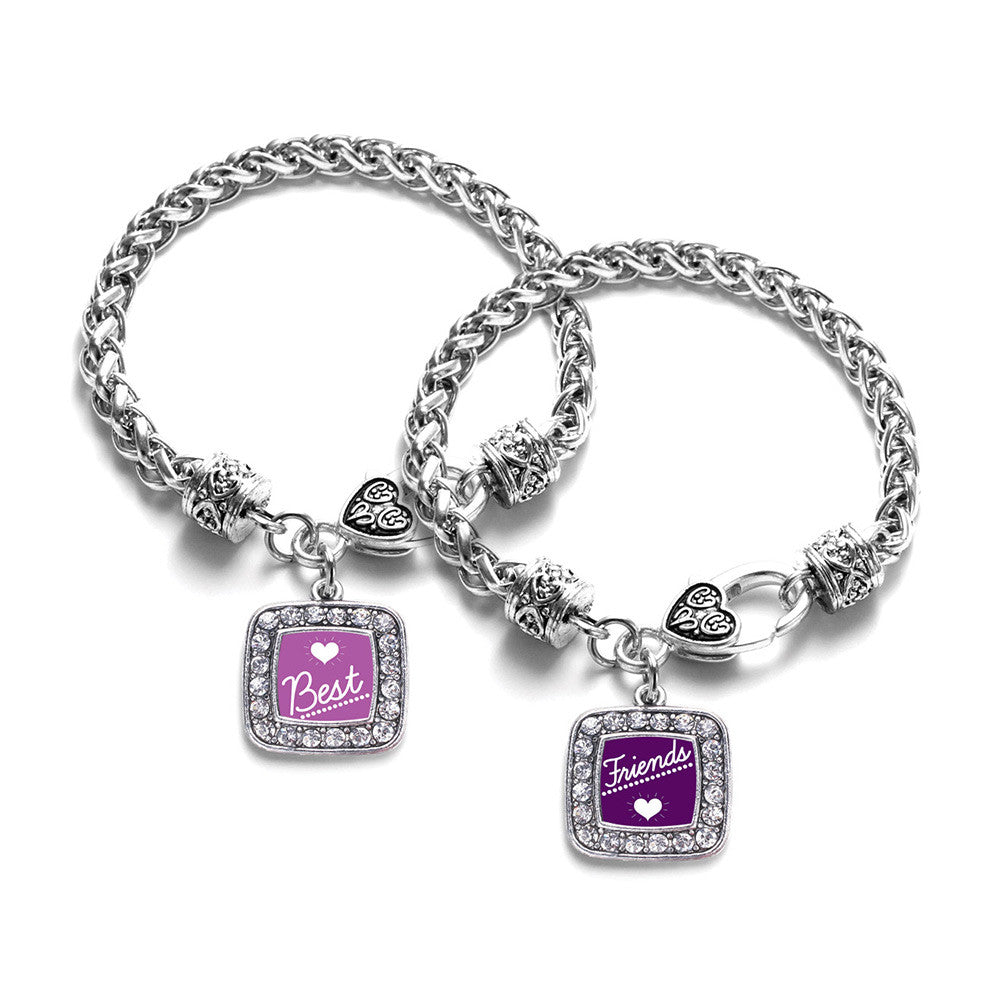 Best Friends Set Square Charm