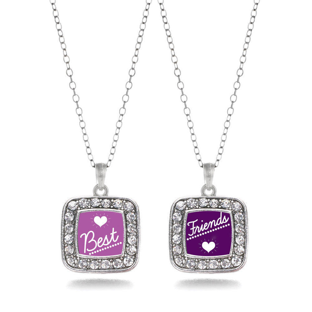 Best Friends Set Square Charm
