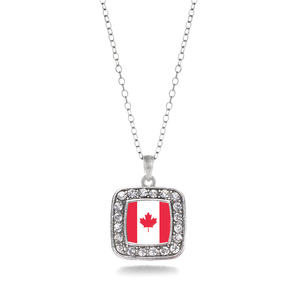 Canadian Flag Square Charm