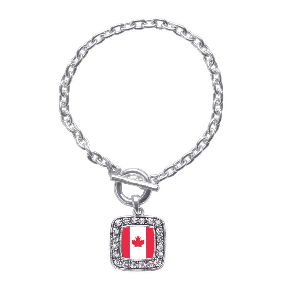 Canadian Flag Square Charm