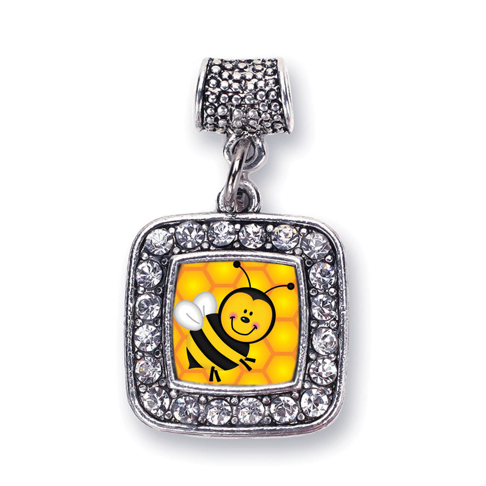 Honey Bee Square Charm