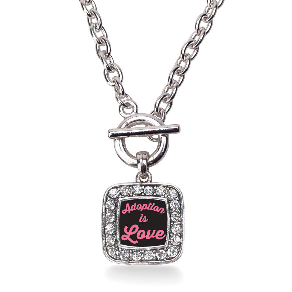 Adoption Is Love Square Charm
