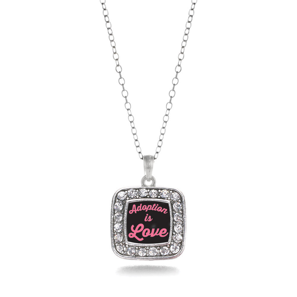 Adoption Is Love Square Charm