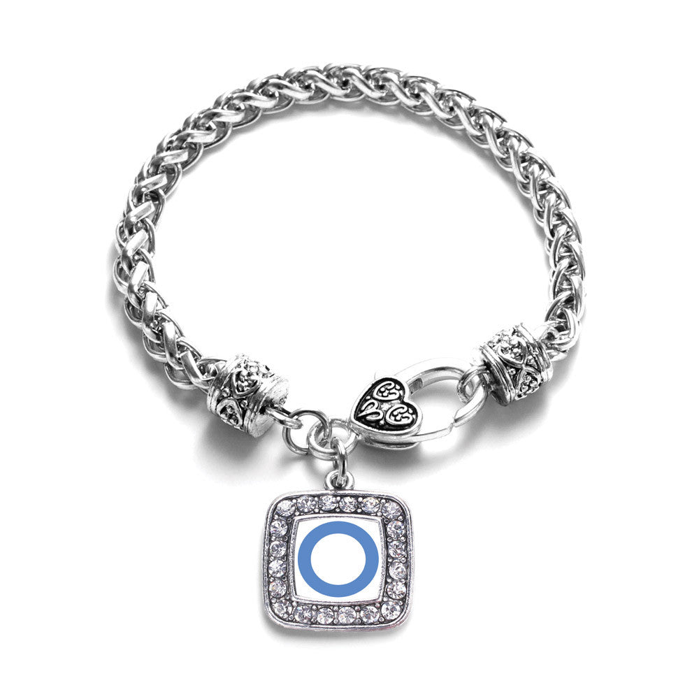 Diabetes Blue Symbol Square Charm