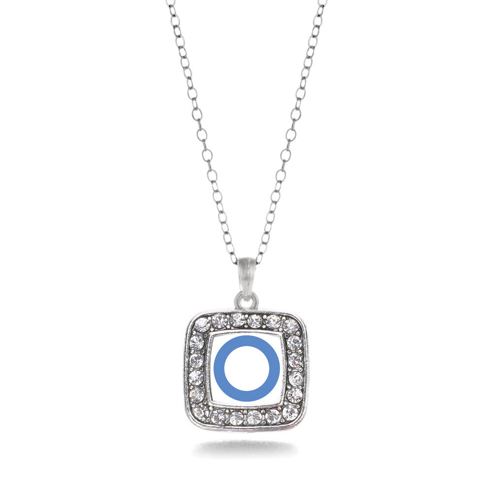 Diabetes Blue Symbol Square Charm