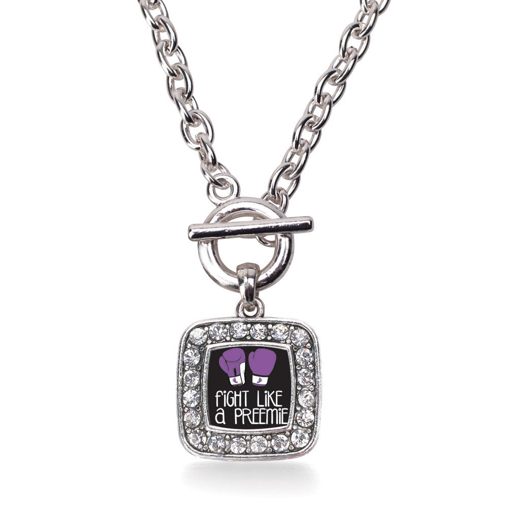 Fight Like A Preemie Square Charm