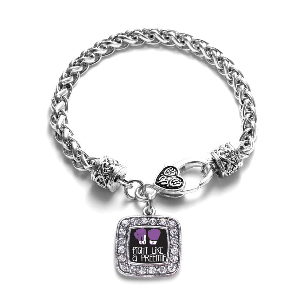 Fight Like A Preemie Square Charm