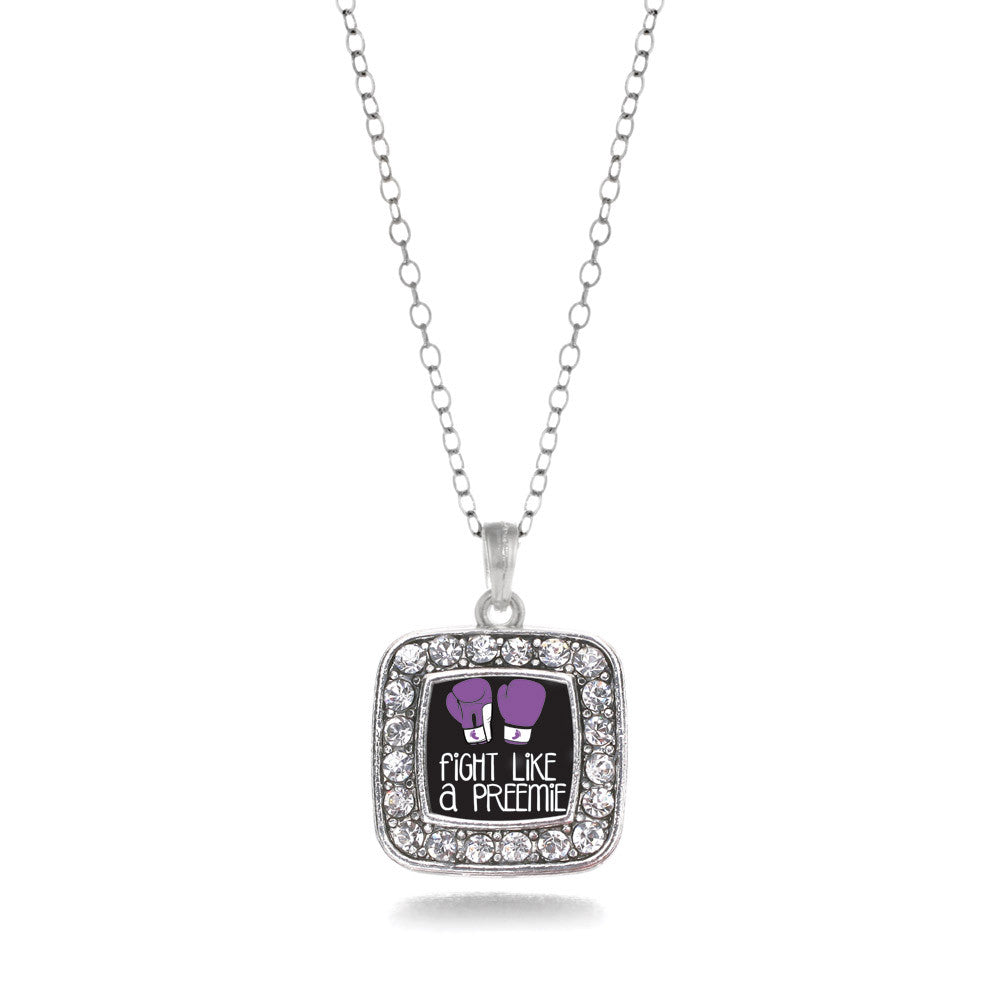 Fight Like A Preemie Square Charm