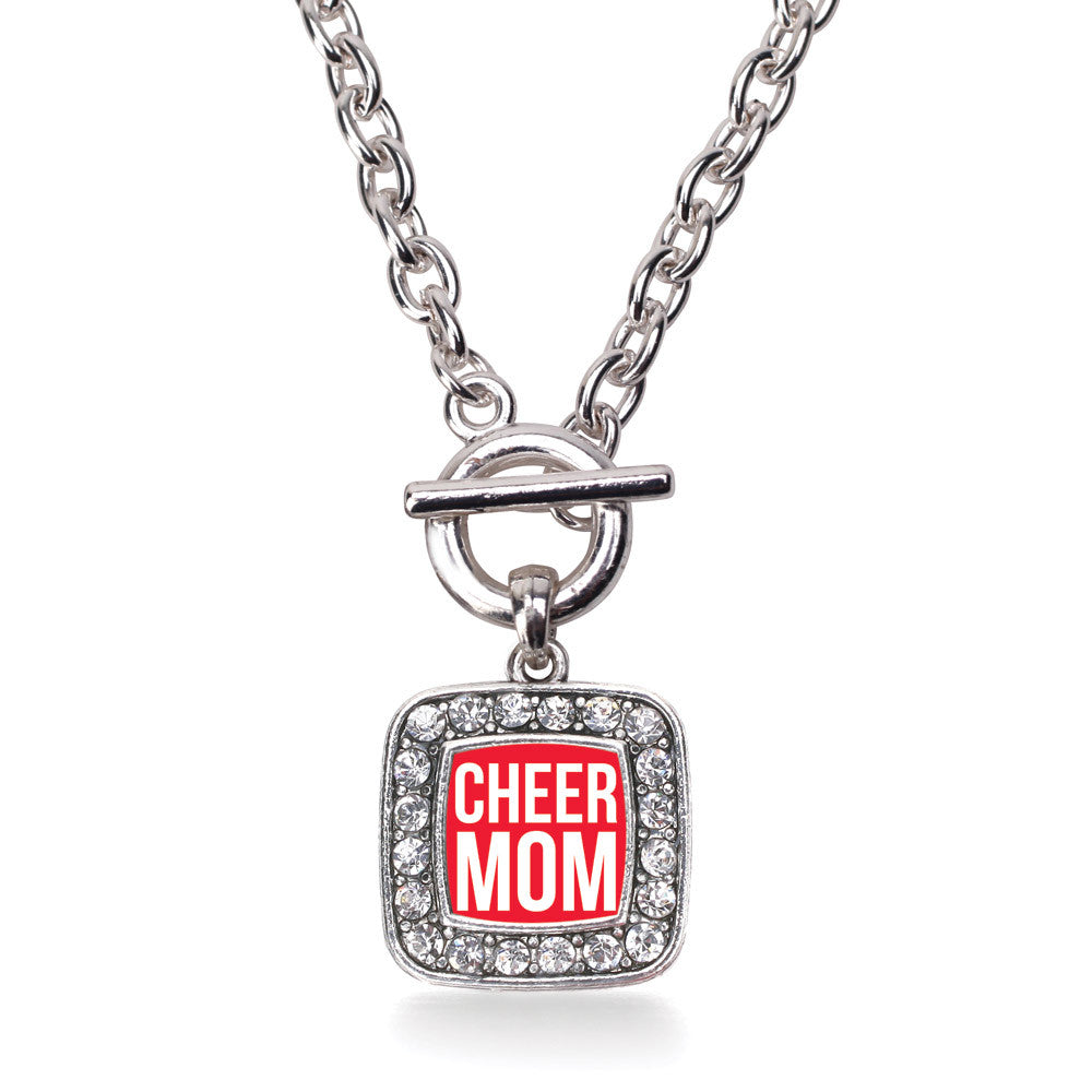 Cheer Mom Square Charm