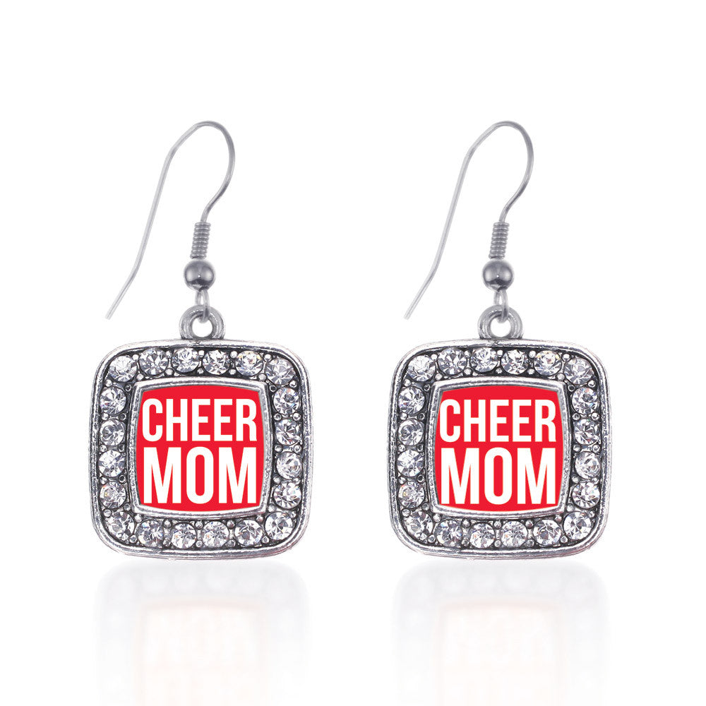 Cheer Mom Square Charm