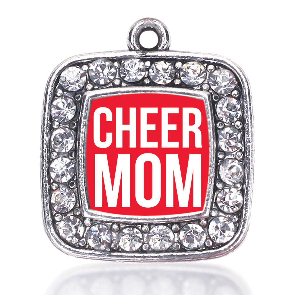 Cheer Mom Square Charm