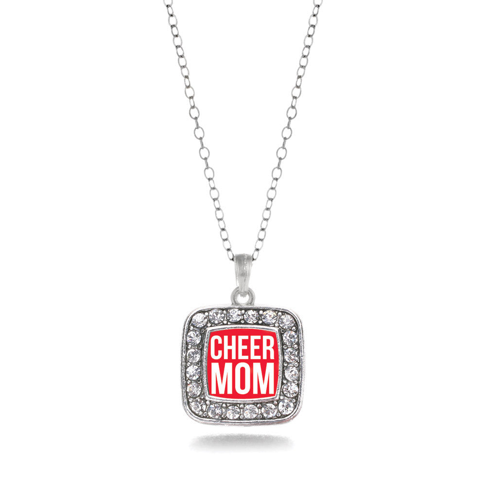 Cheer Mom Square Charm