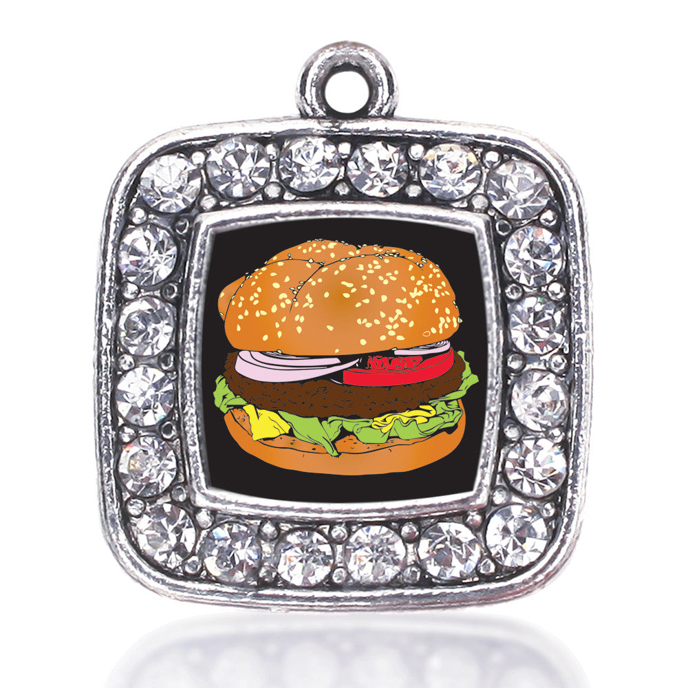 Cheeseburger Square Charm