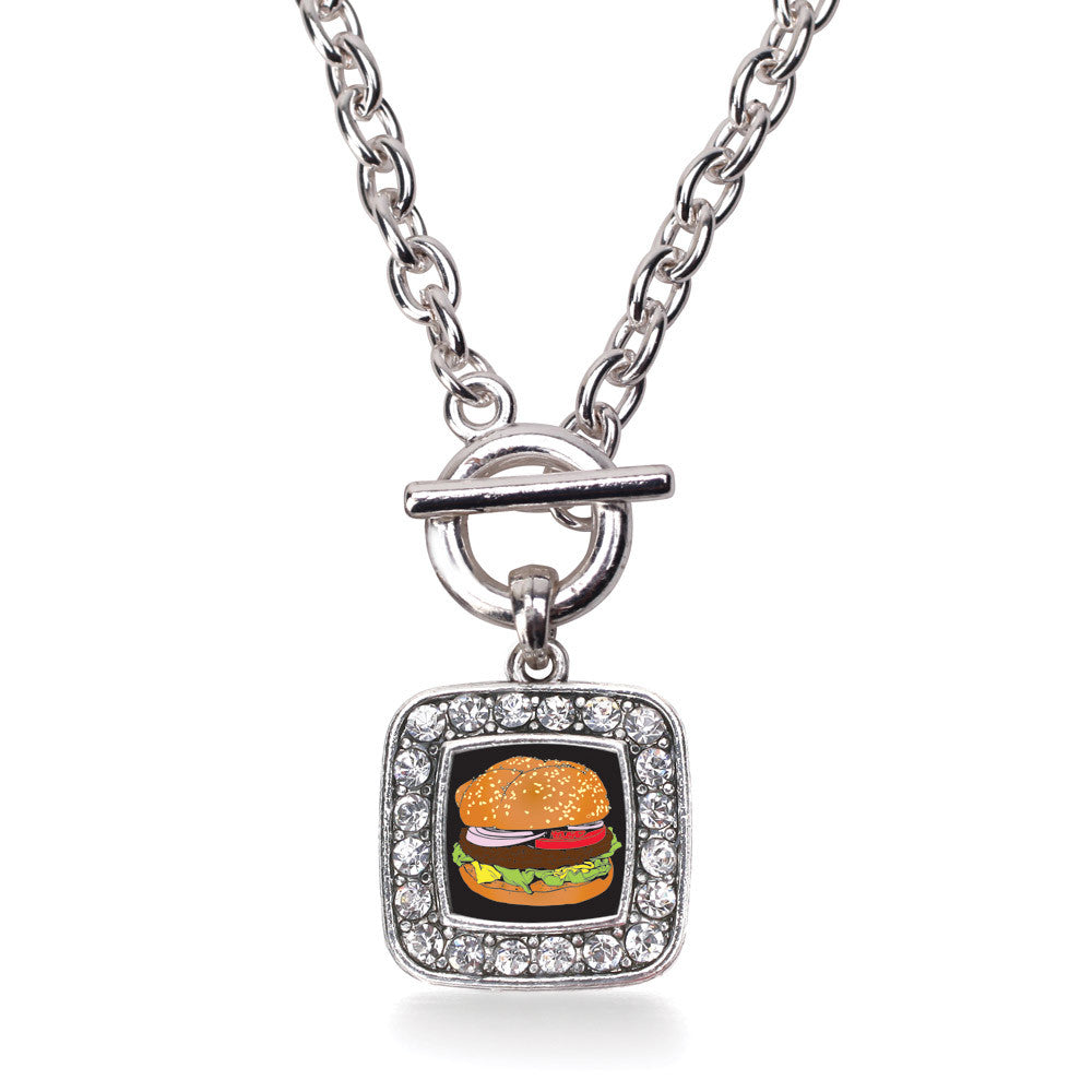 Cheeseburger Square Charm