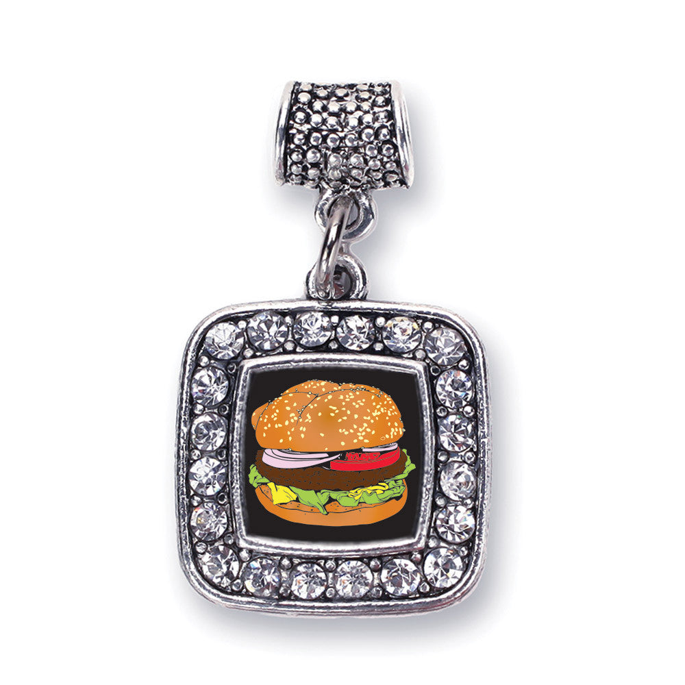 Cheeseburger Square Charm