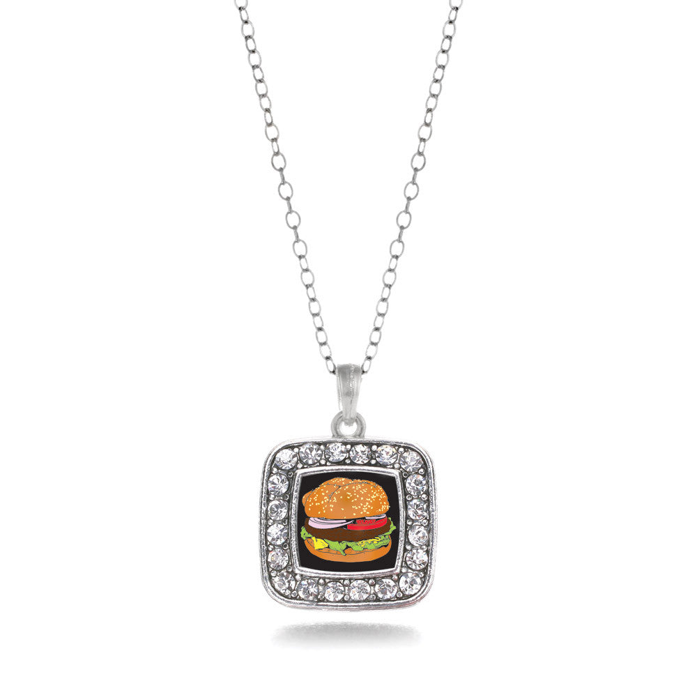 Cheeseburger Square Charm
