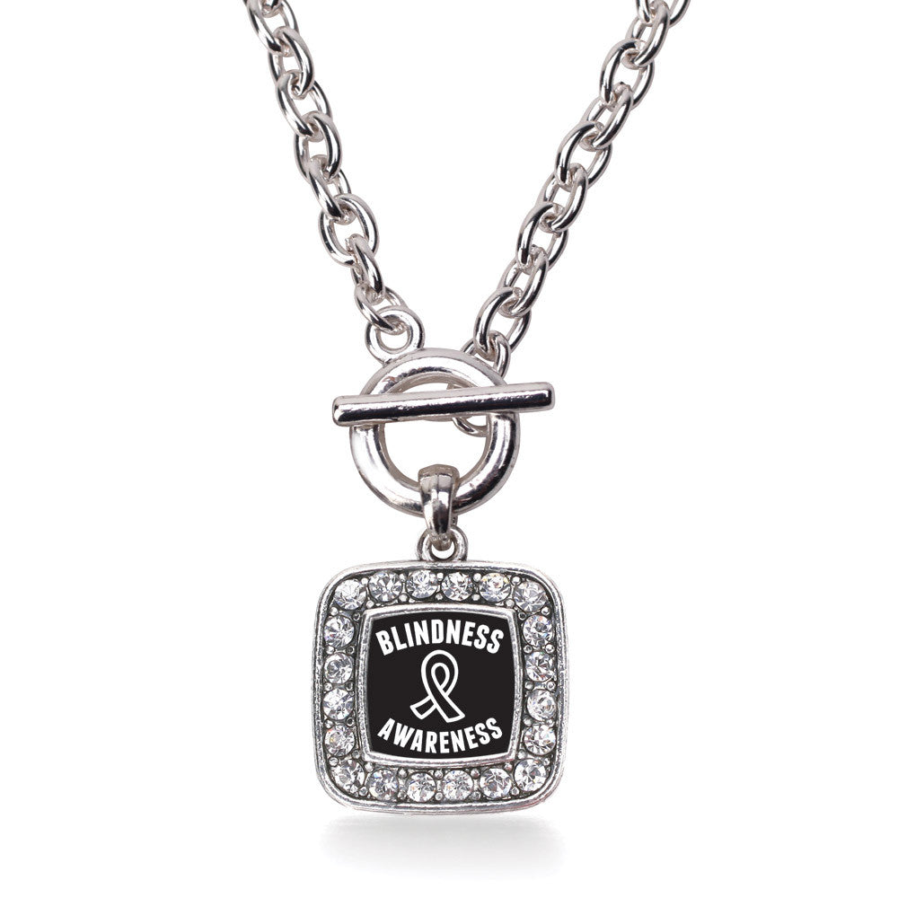 Blindness Awareness Square Charm