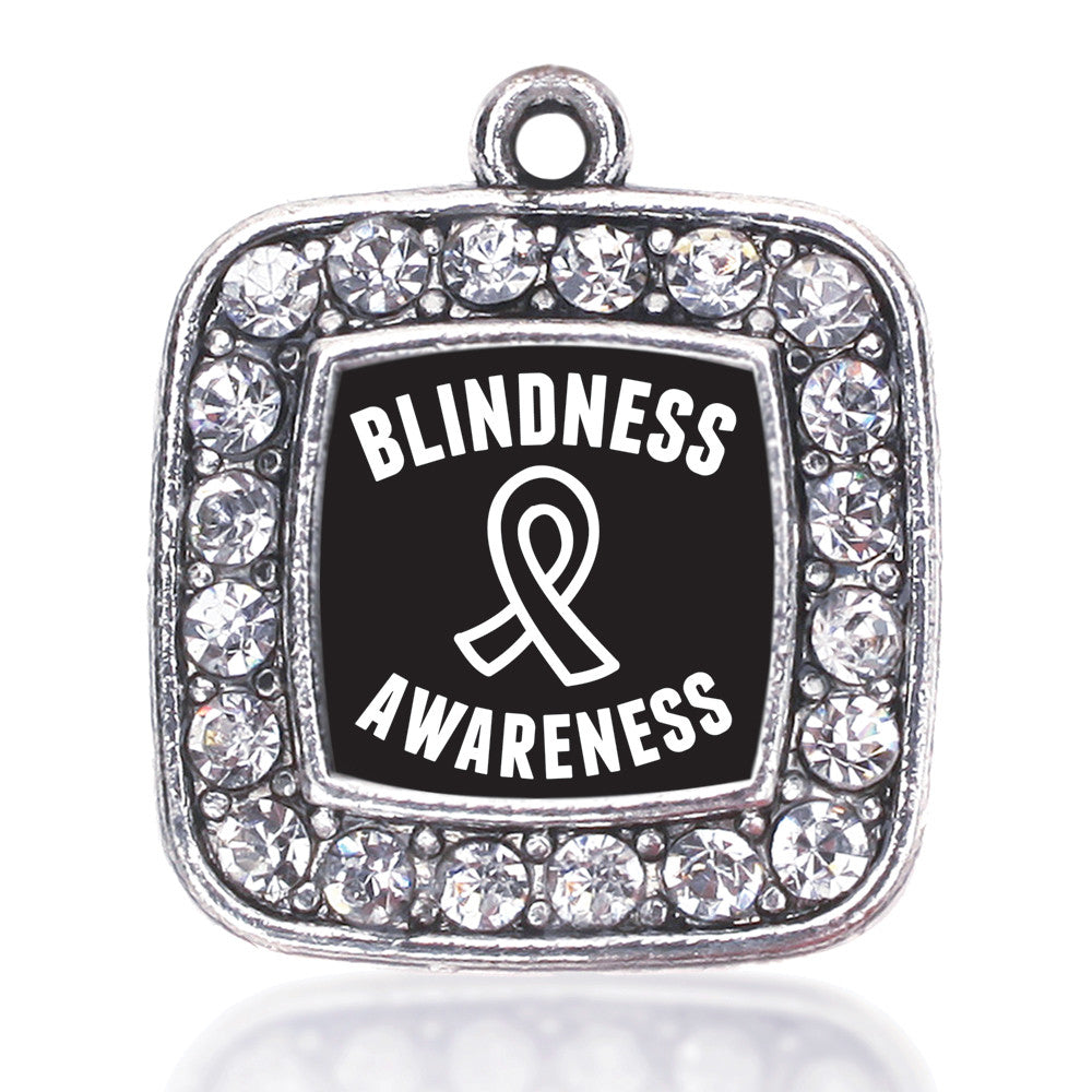 Blindness Awareness Square Charm
