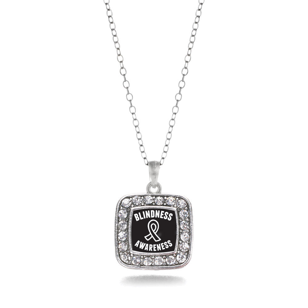 Blindness Awareness Square Charm