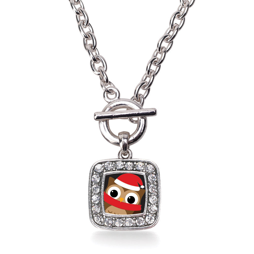 Holiday Hoot Square Charm