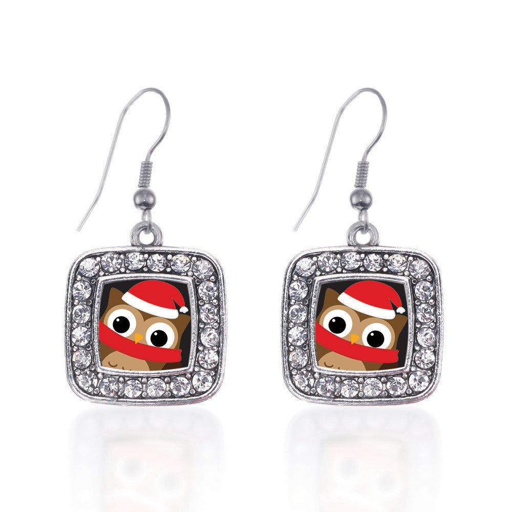 Holiday Hoot Square Charm