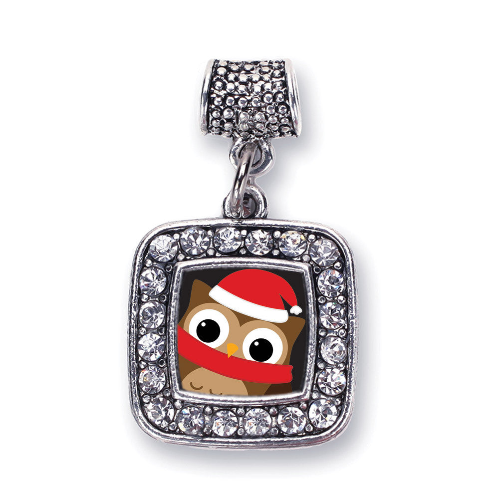Holiday Hoot Square Charm