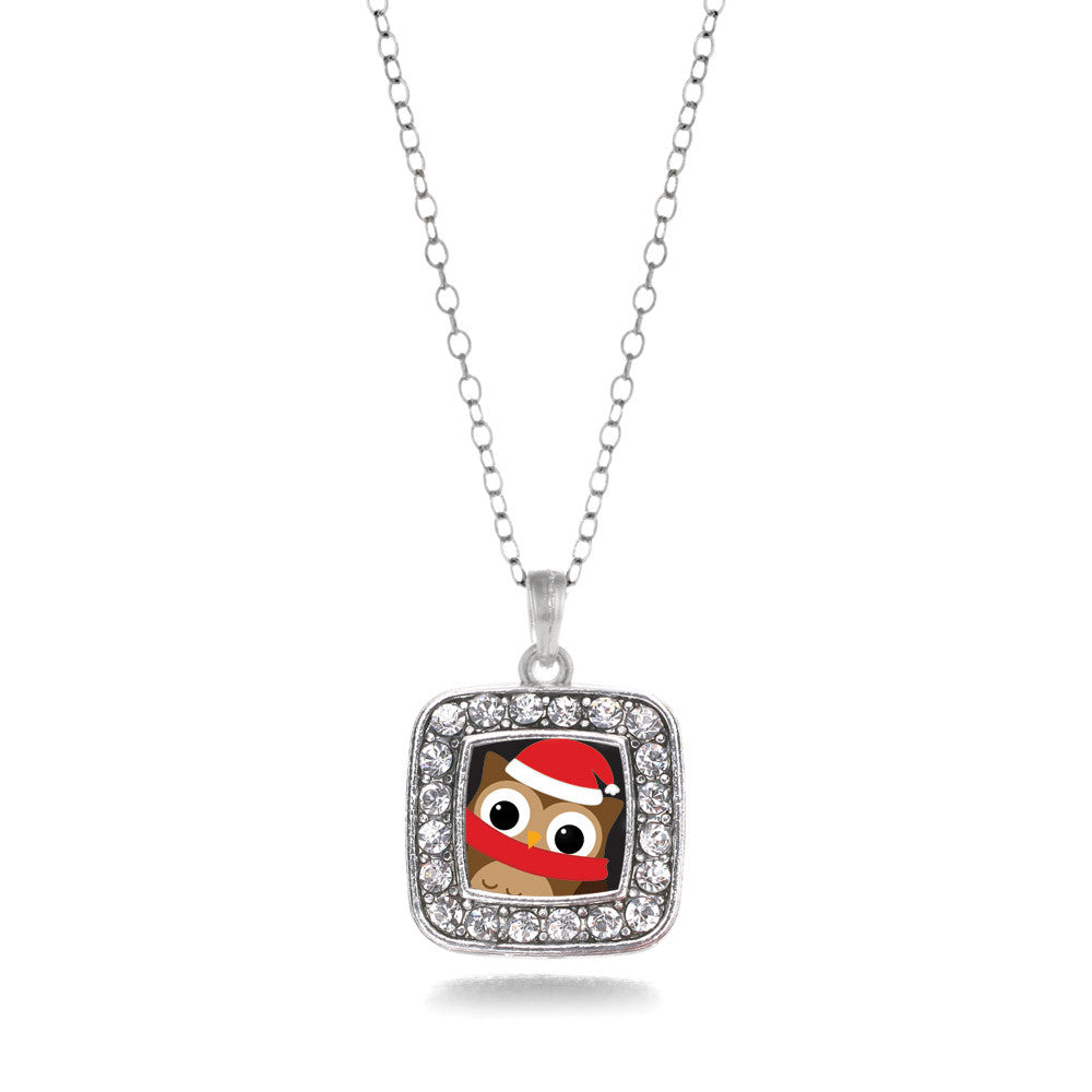 Holiday Hoot Square Charm
