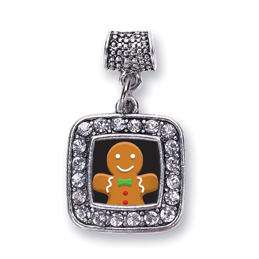 Gingerbread Man Square Charm