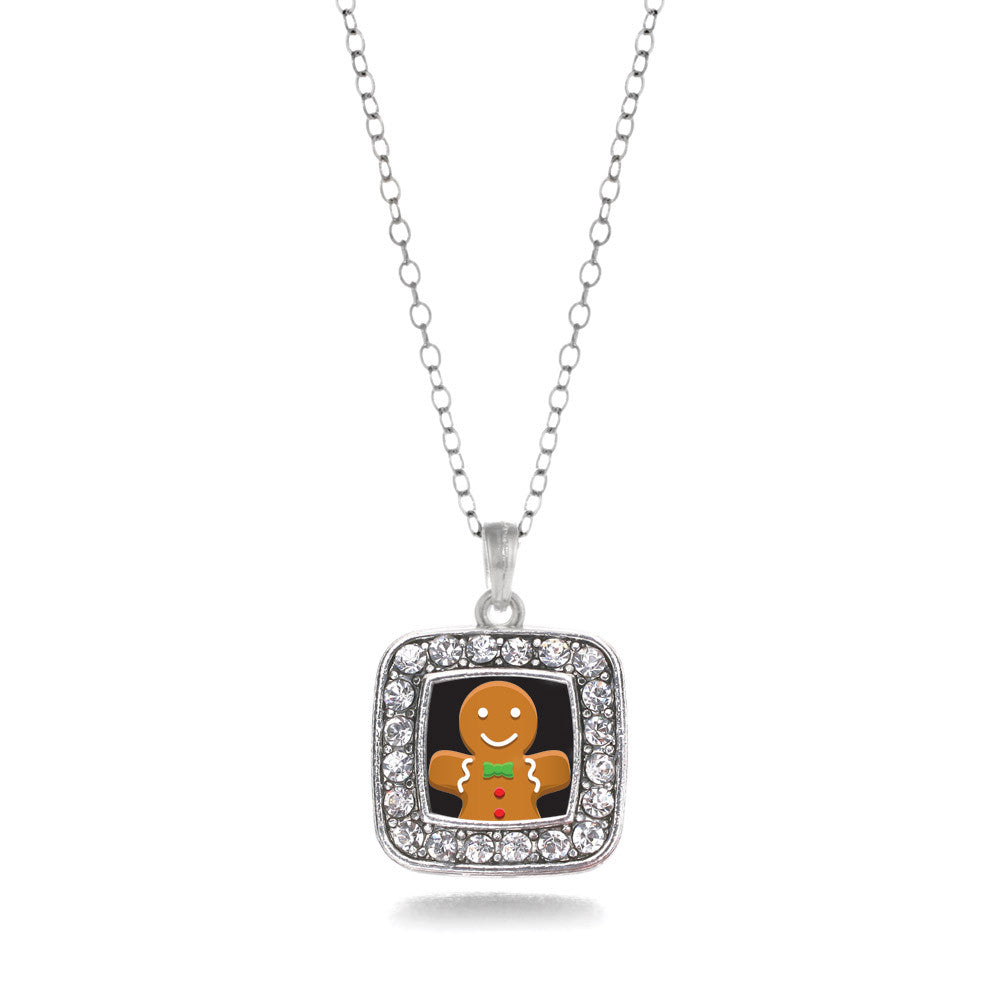 Gingerbread Man Square Charm