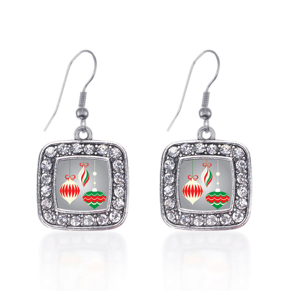 Holiday Ornaments Square Charm