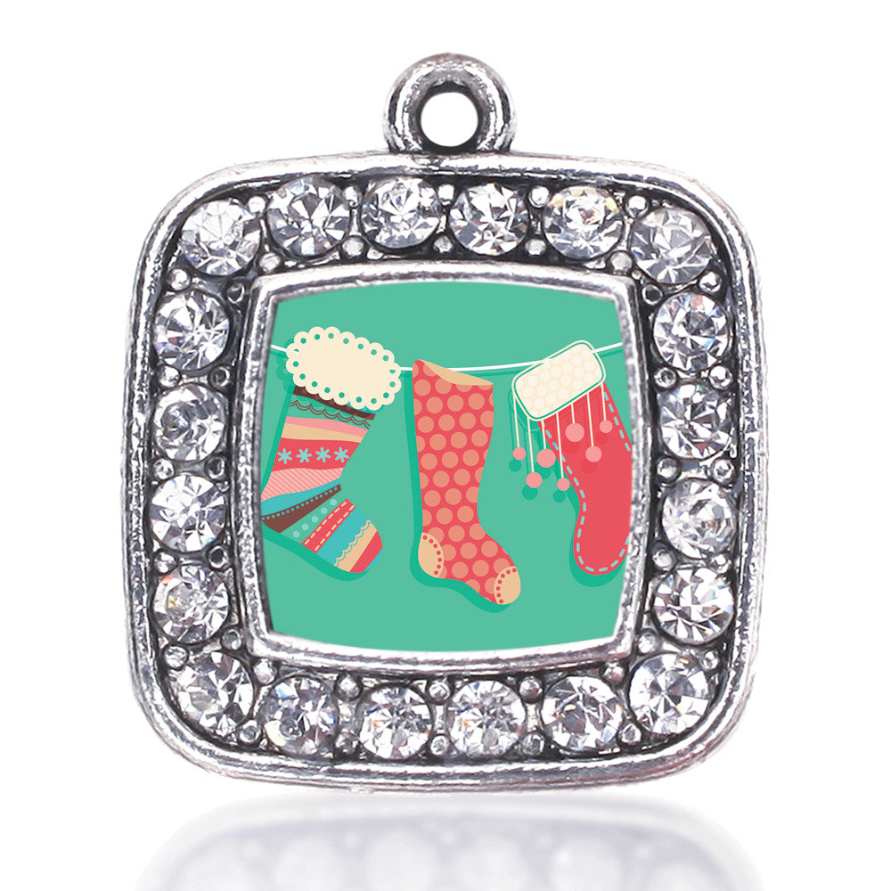 Holiday Stockings Square Charm