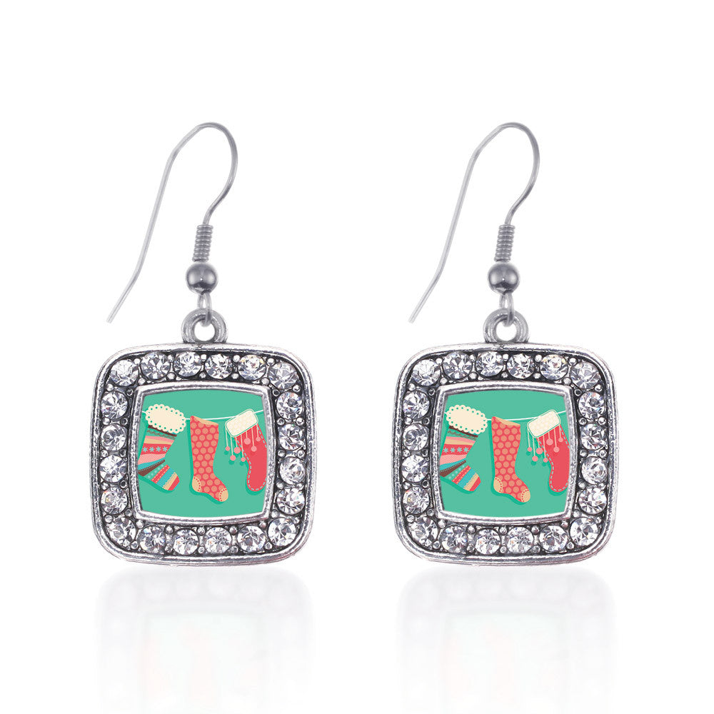 Holiday Stockings Square Charm