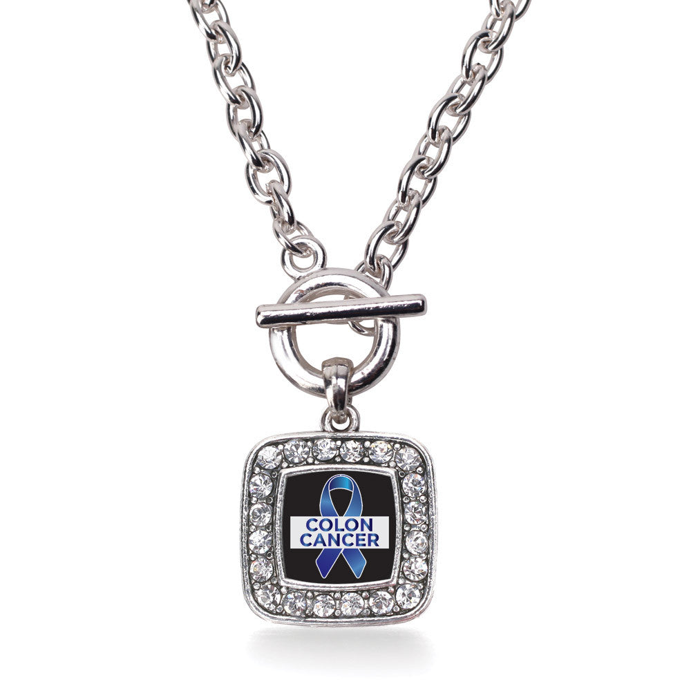 Colon Cancer Support Square Charm