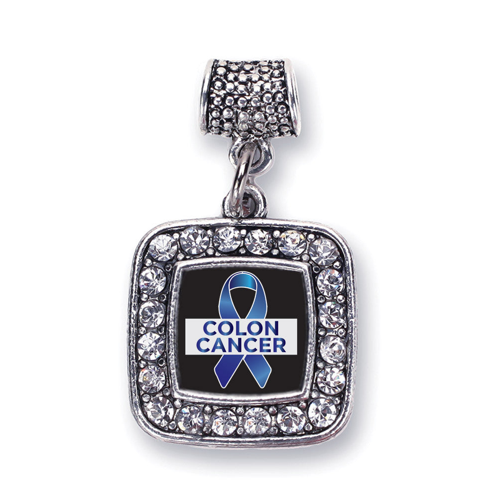 Colon Cancer Support Square Charm