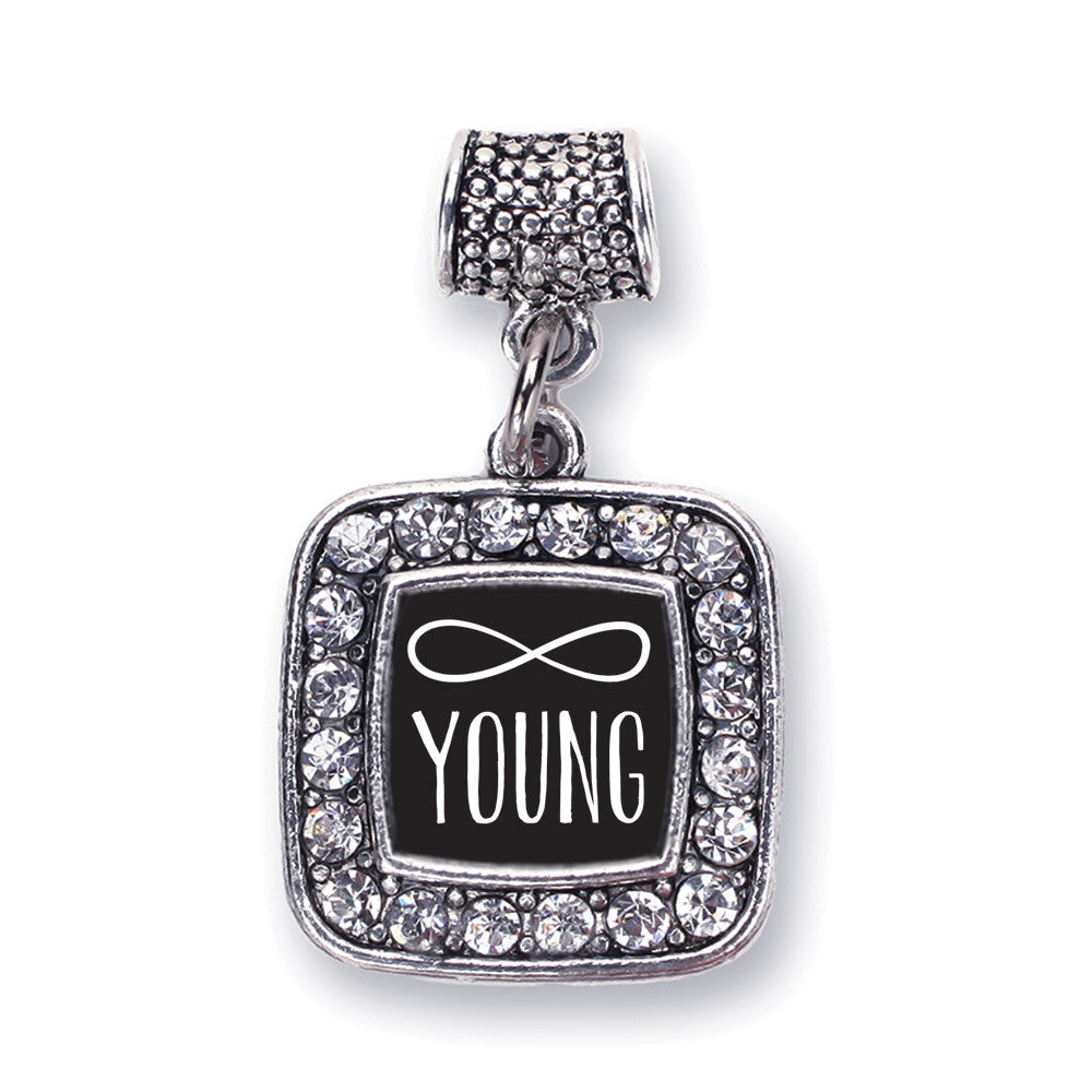 Forever Young Square Charm