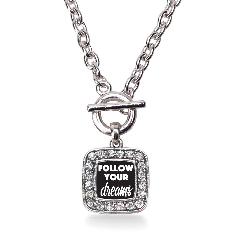 Follow Your Dreams Square Charm