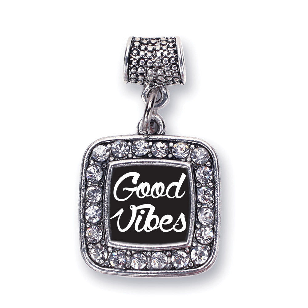 Good Vibes Square Charm