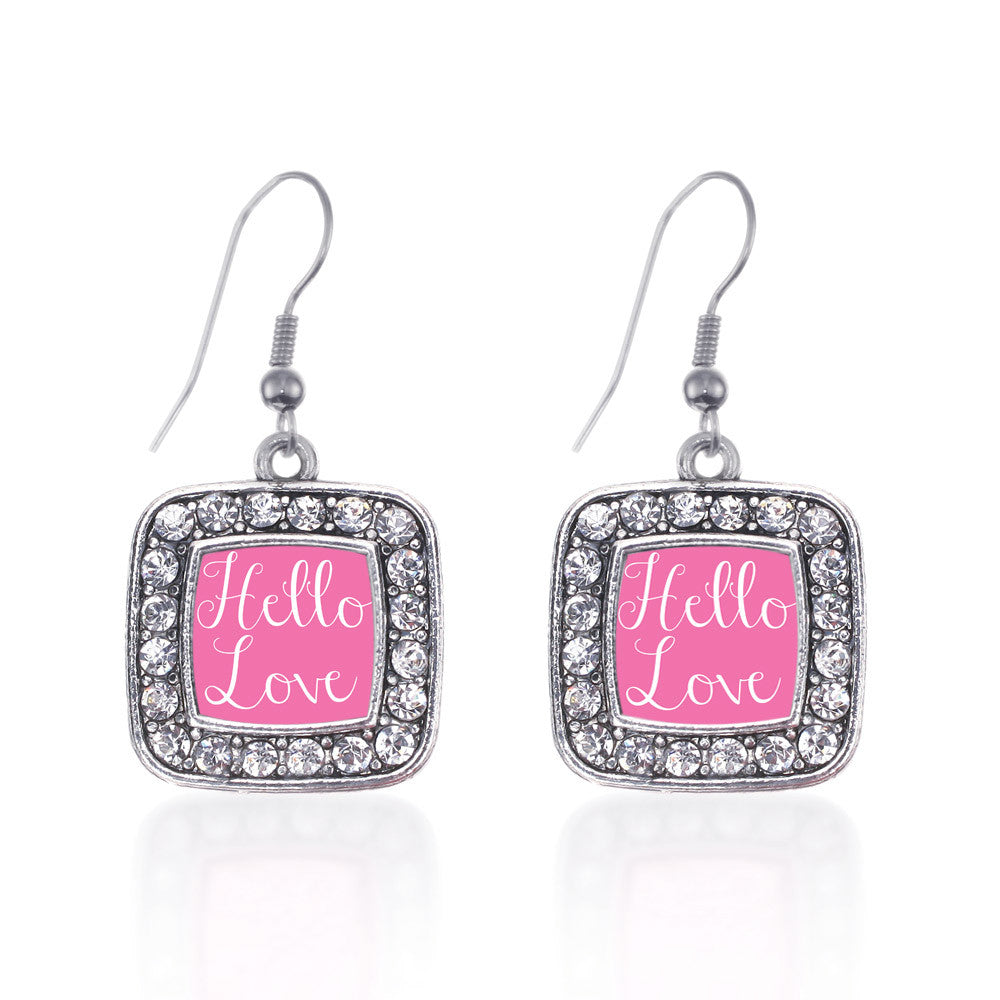 Hello Love Square Charm
