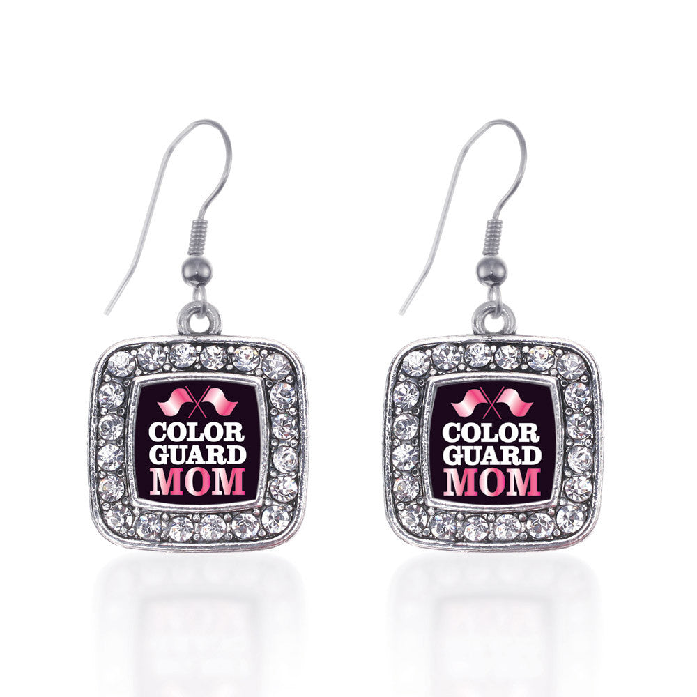 Color Guard Mom Square Charm