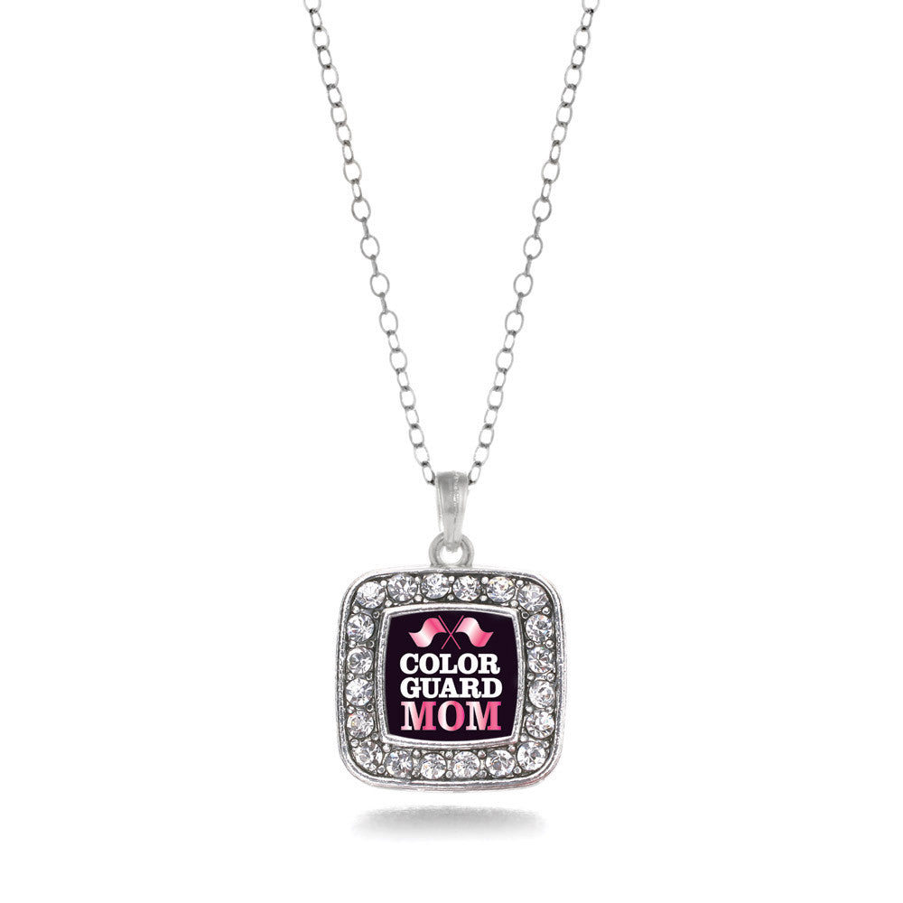 Color Guard Mom Square Charm