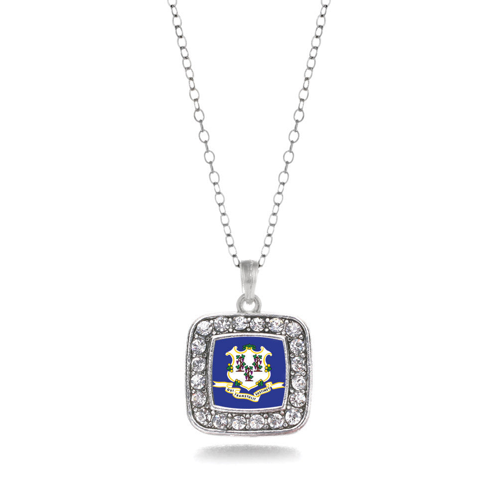 Connecticut Flag Square Charm