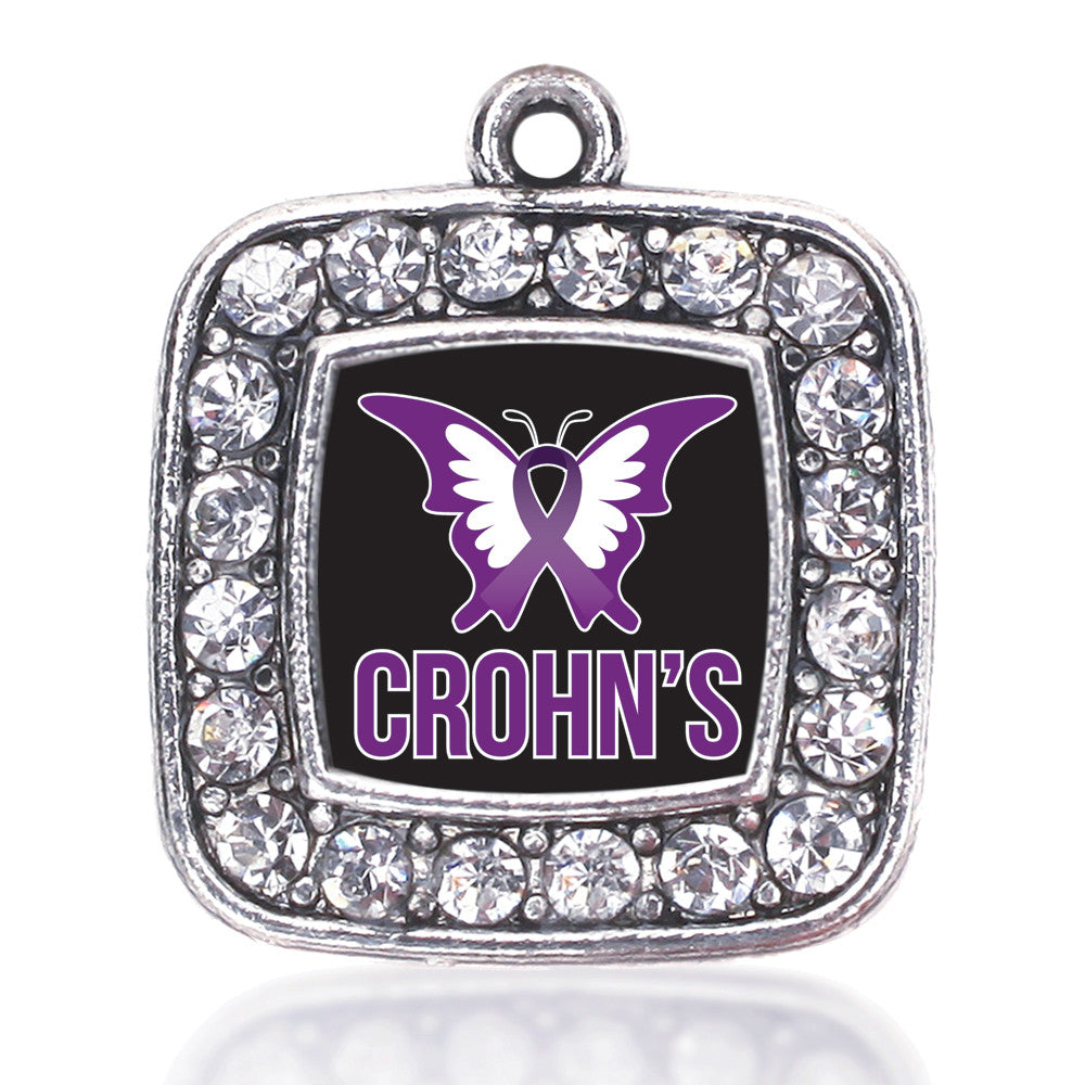 Crohn's Disease Square Charm