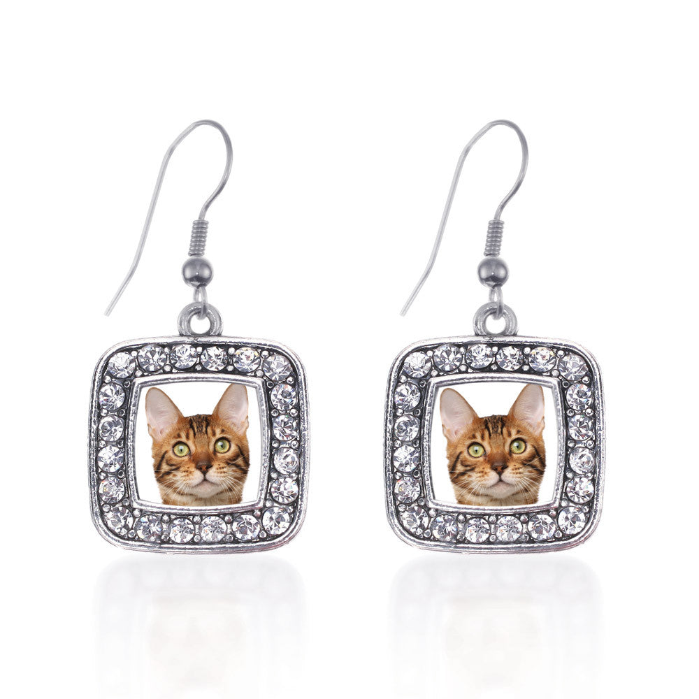 Bengal Cat Square Charm