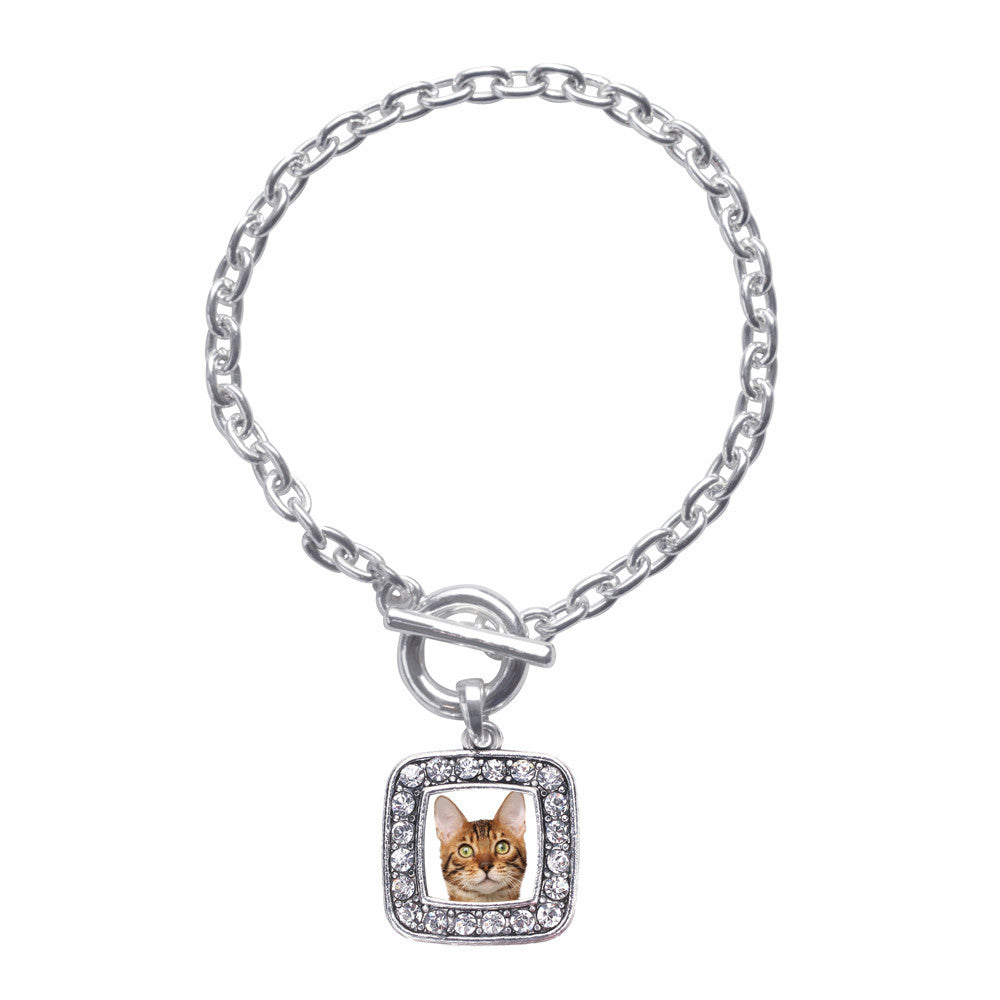 Bengal Cat Square Charm