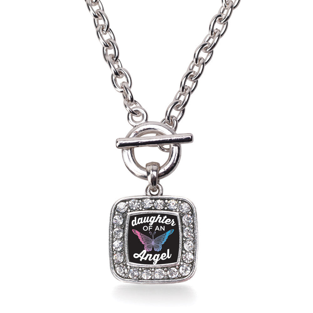 Daughter Of An Angel Square Charm