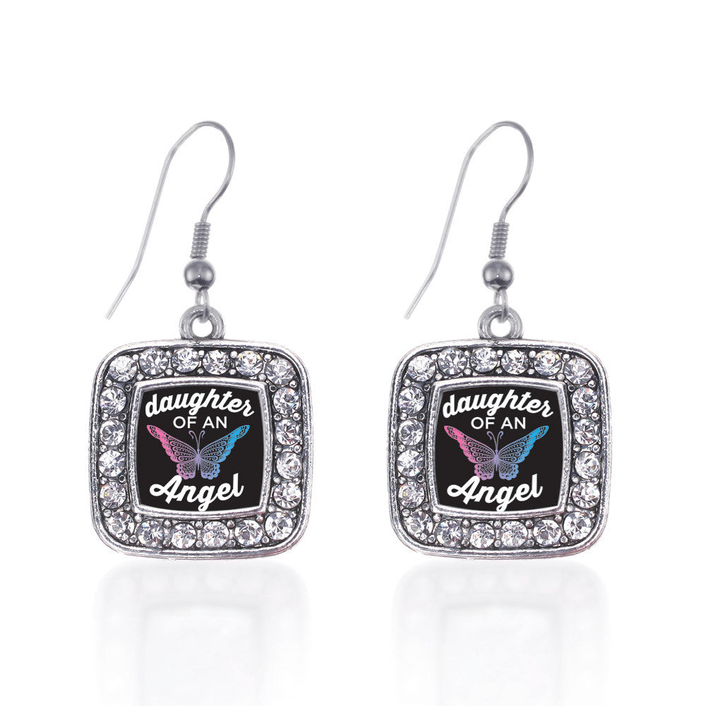 Daughter Of An Angel Square Charm