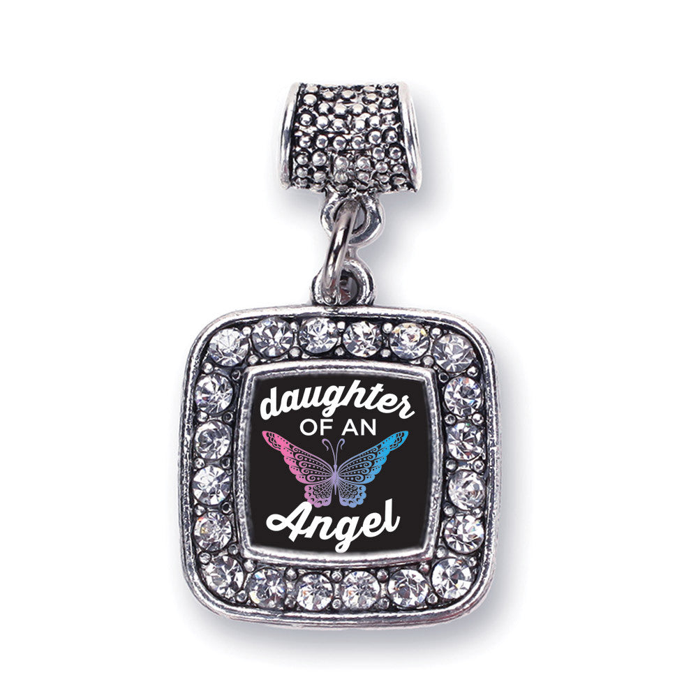Daughter Of An Angel Square Charm