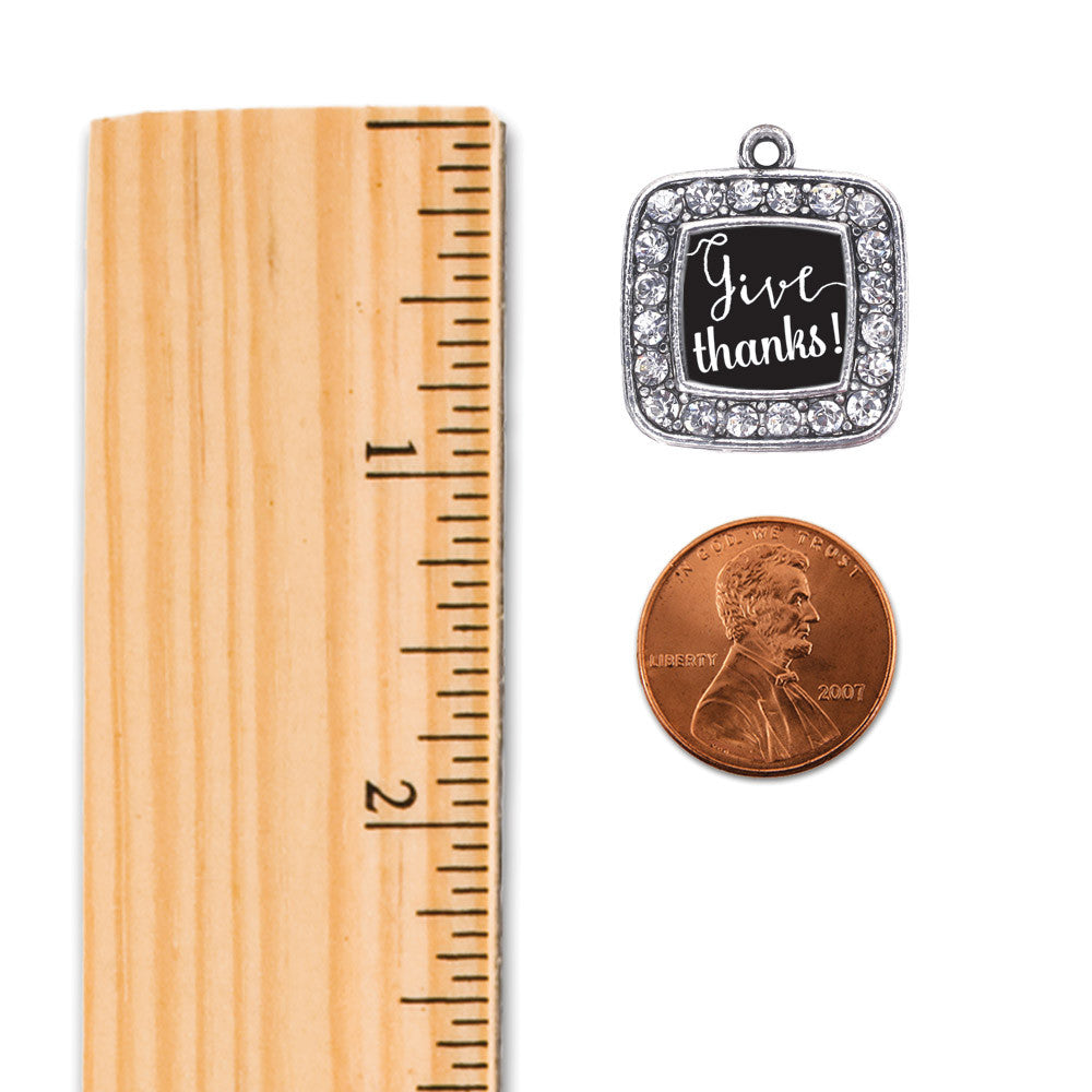 Give Thanks Square Charm
