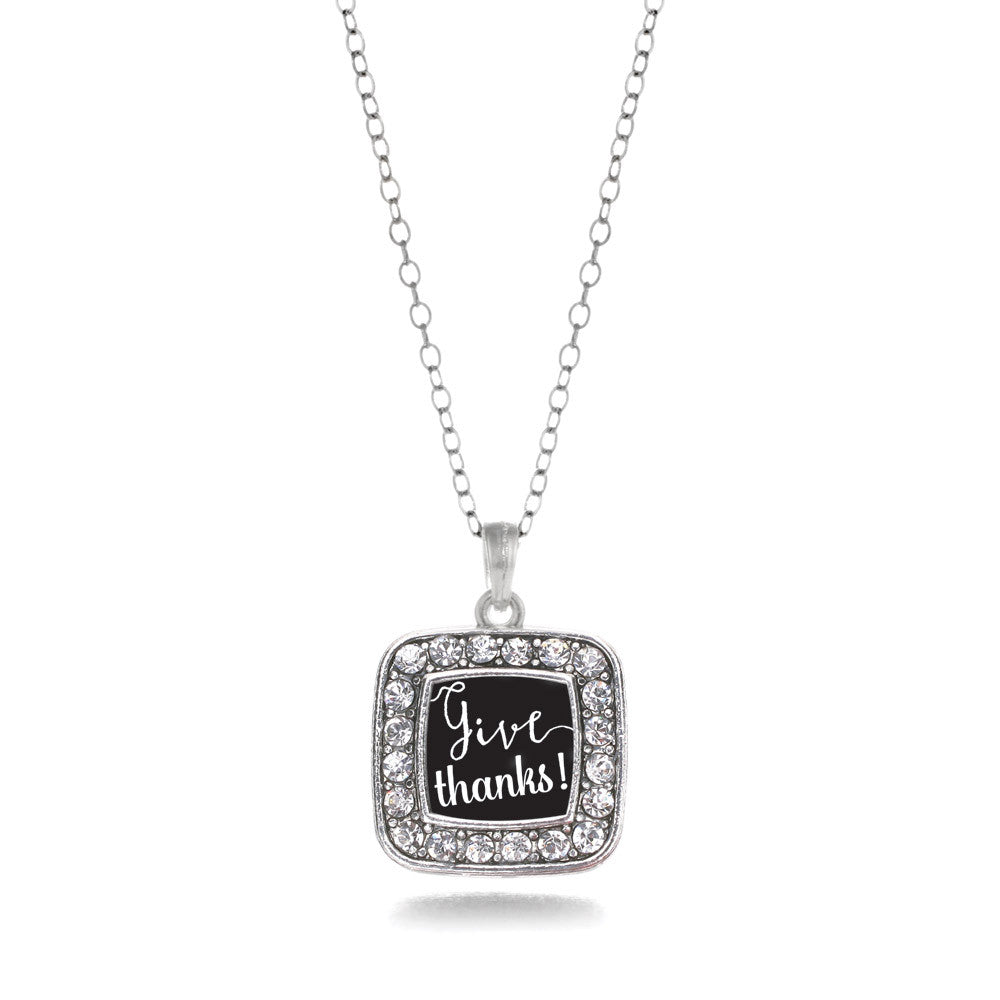 Give Thanks Square Charm