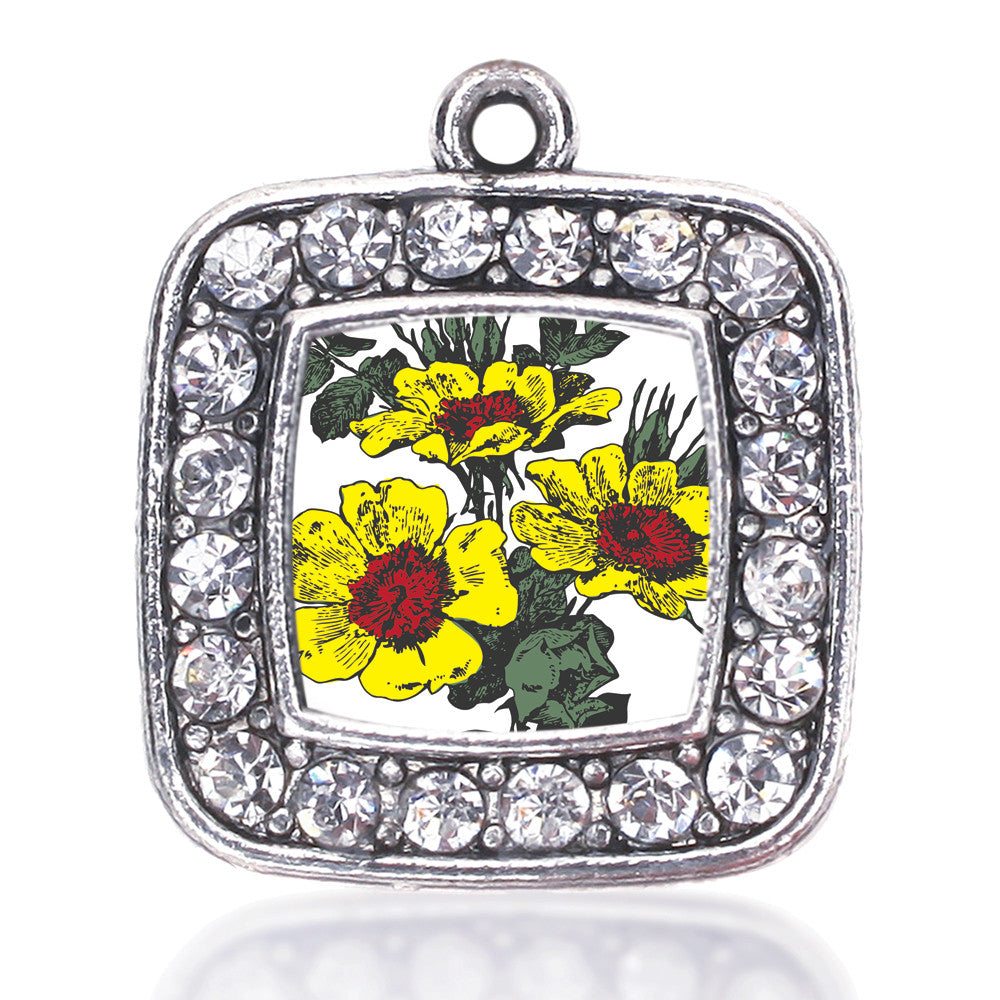 Coreopsis Flower Square Charm